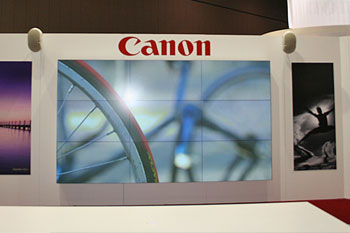 Canon exhibition stand